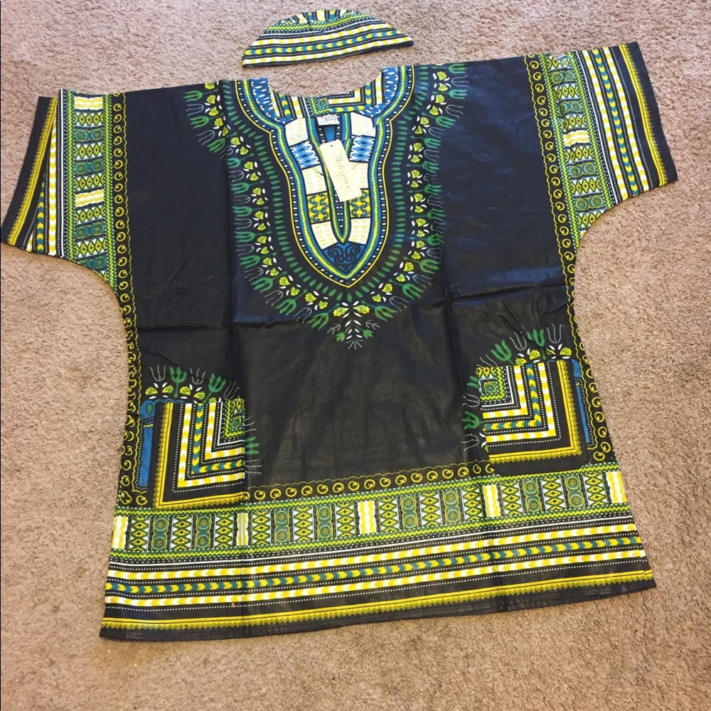 MEN'S 2X 3X African Dishiki! These are the best - Picture 2 of 2